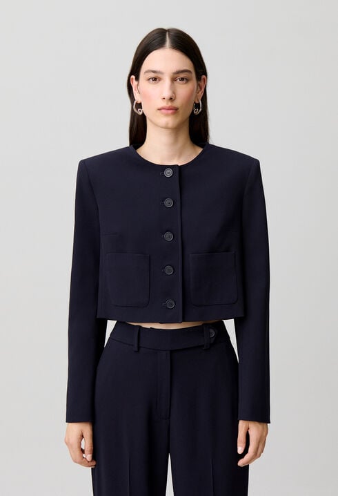 Veste col rond