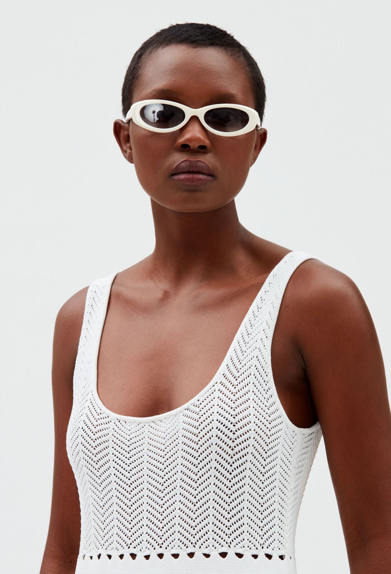 Lunettes de soleil ovales Agatha