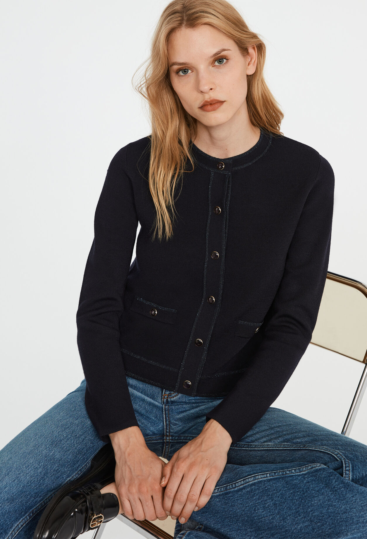 Cardigan boutonné