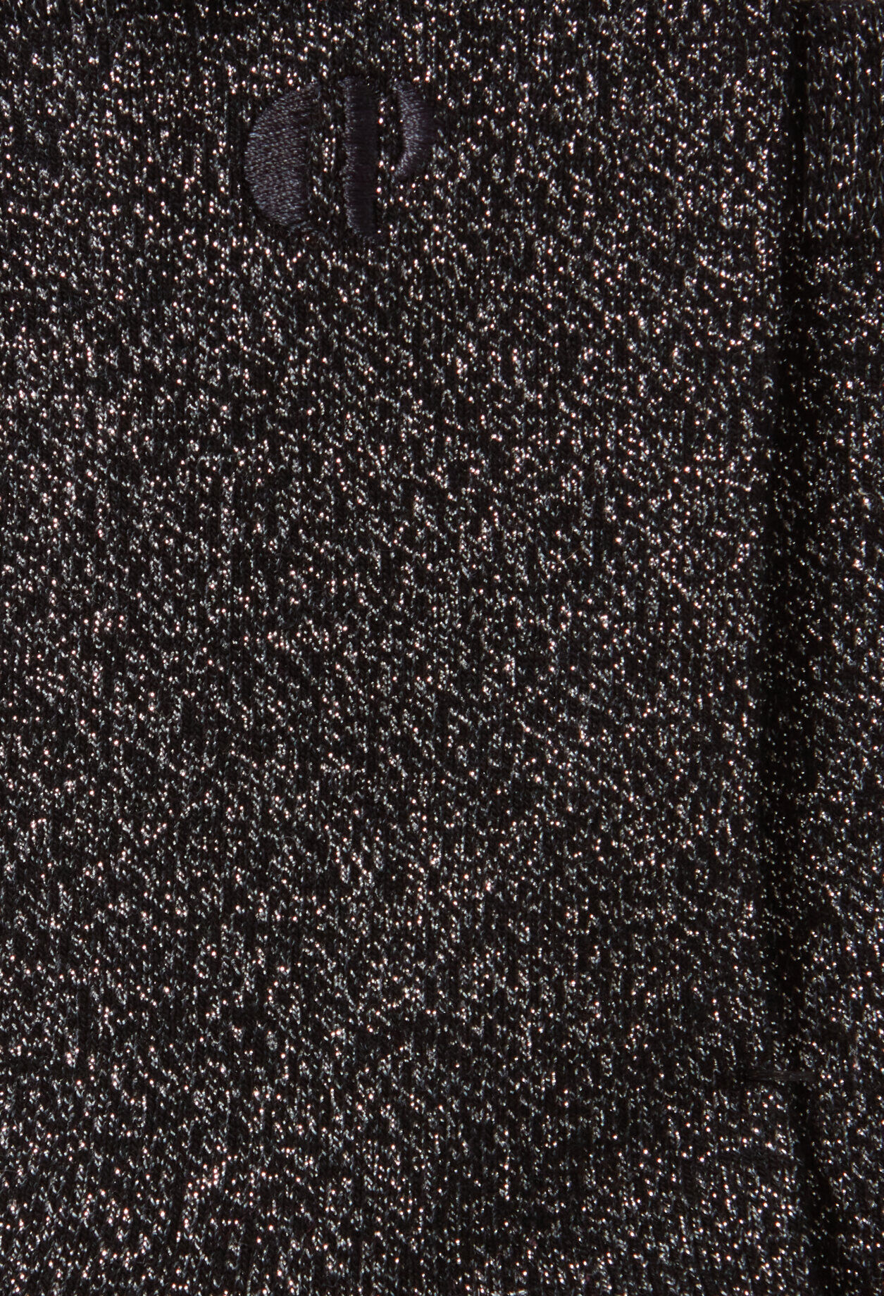 Chaussettes noires pailletées