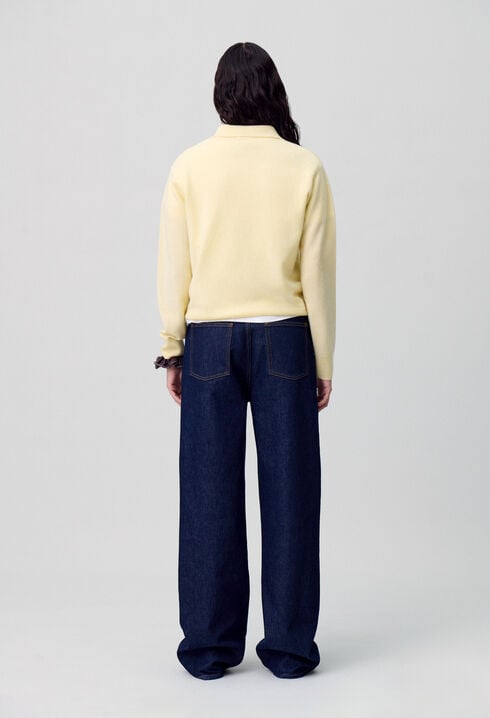 Jean denim brut droit