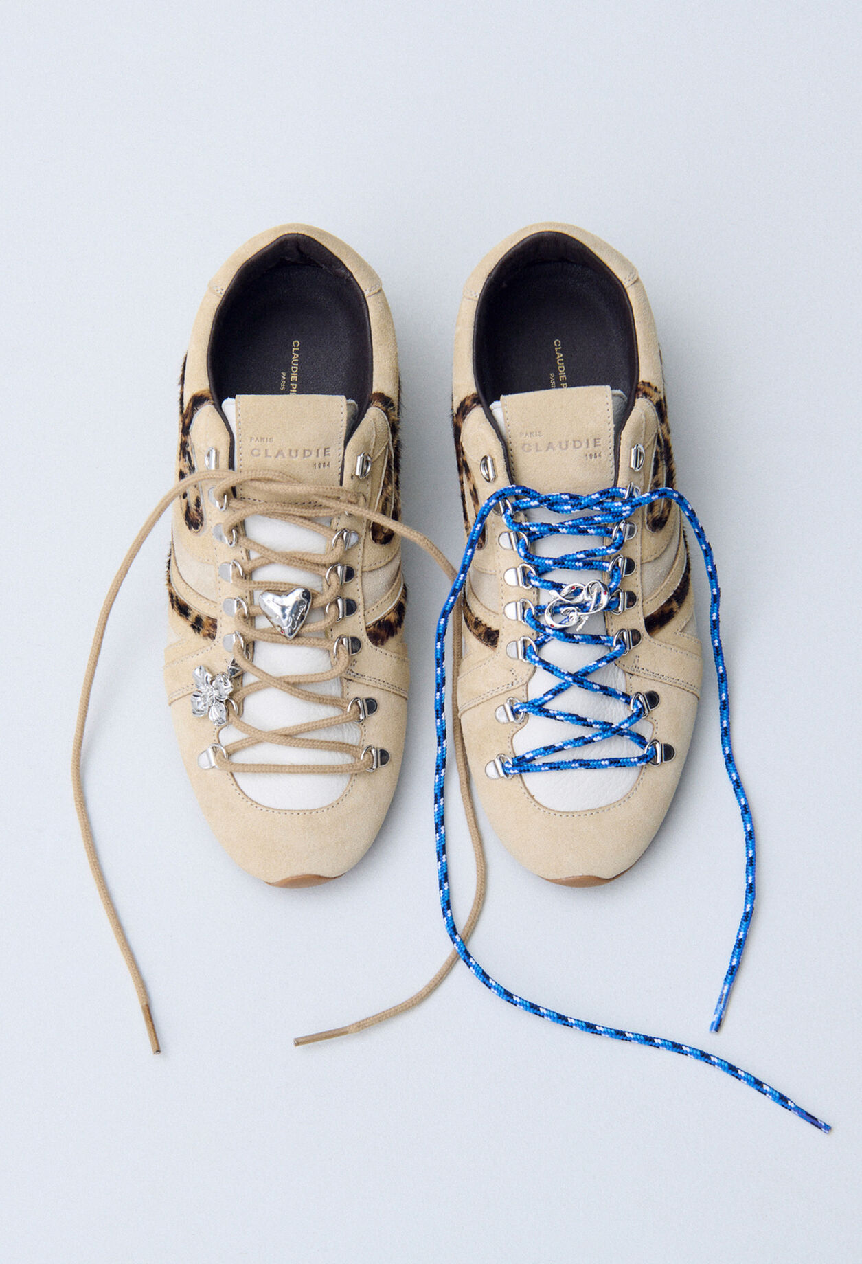 Charm fleur argenté