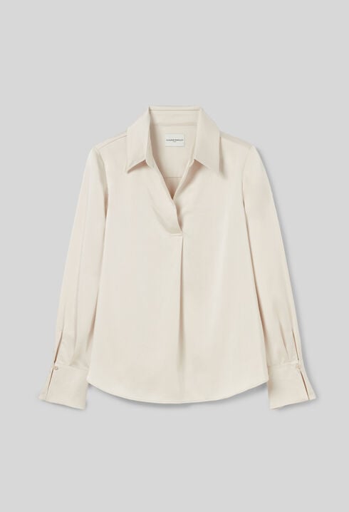 Blouse fluide plissée