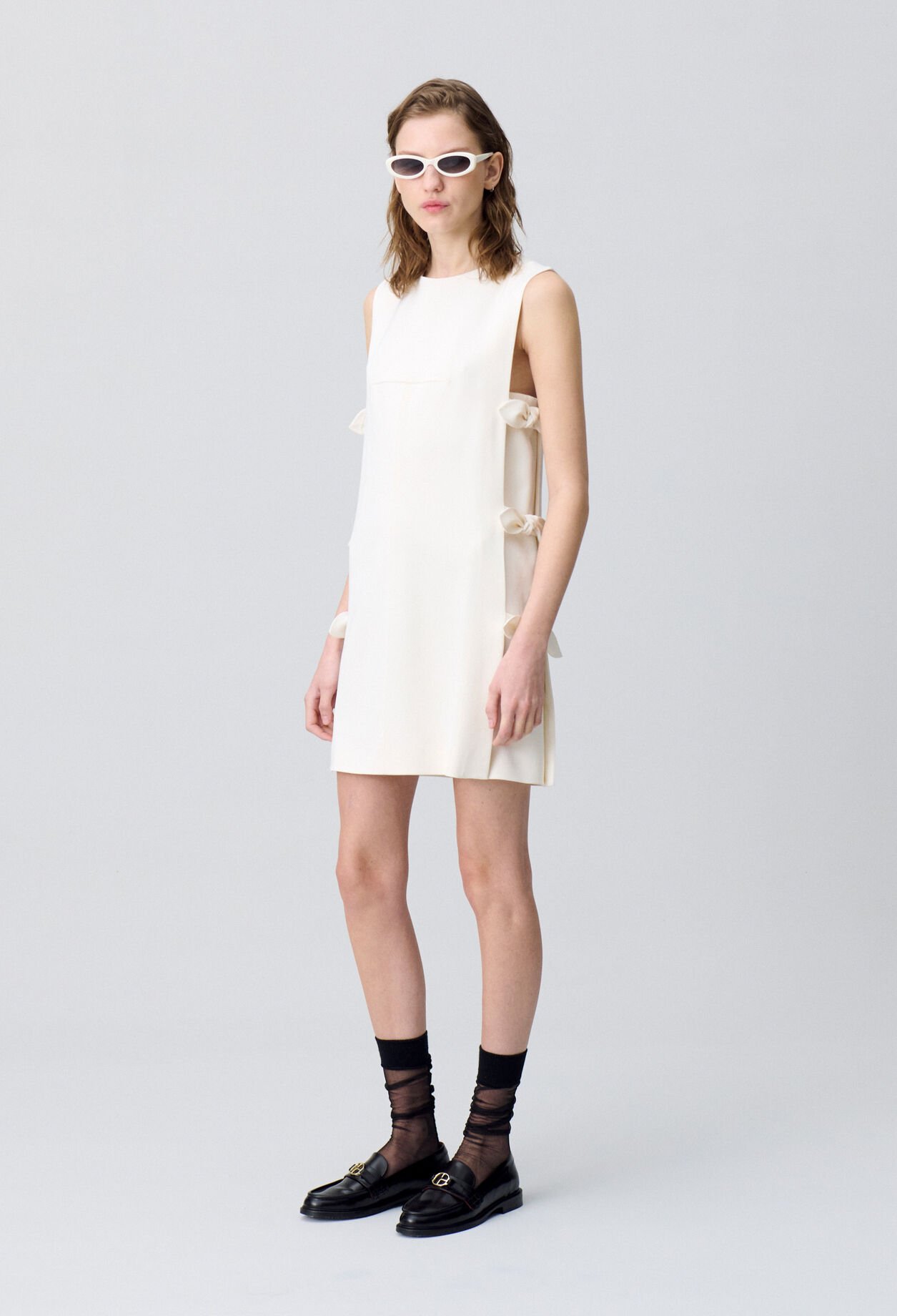 Robe courte nœuds