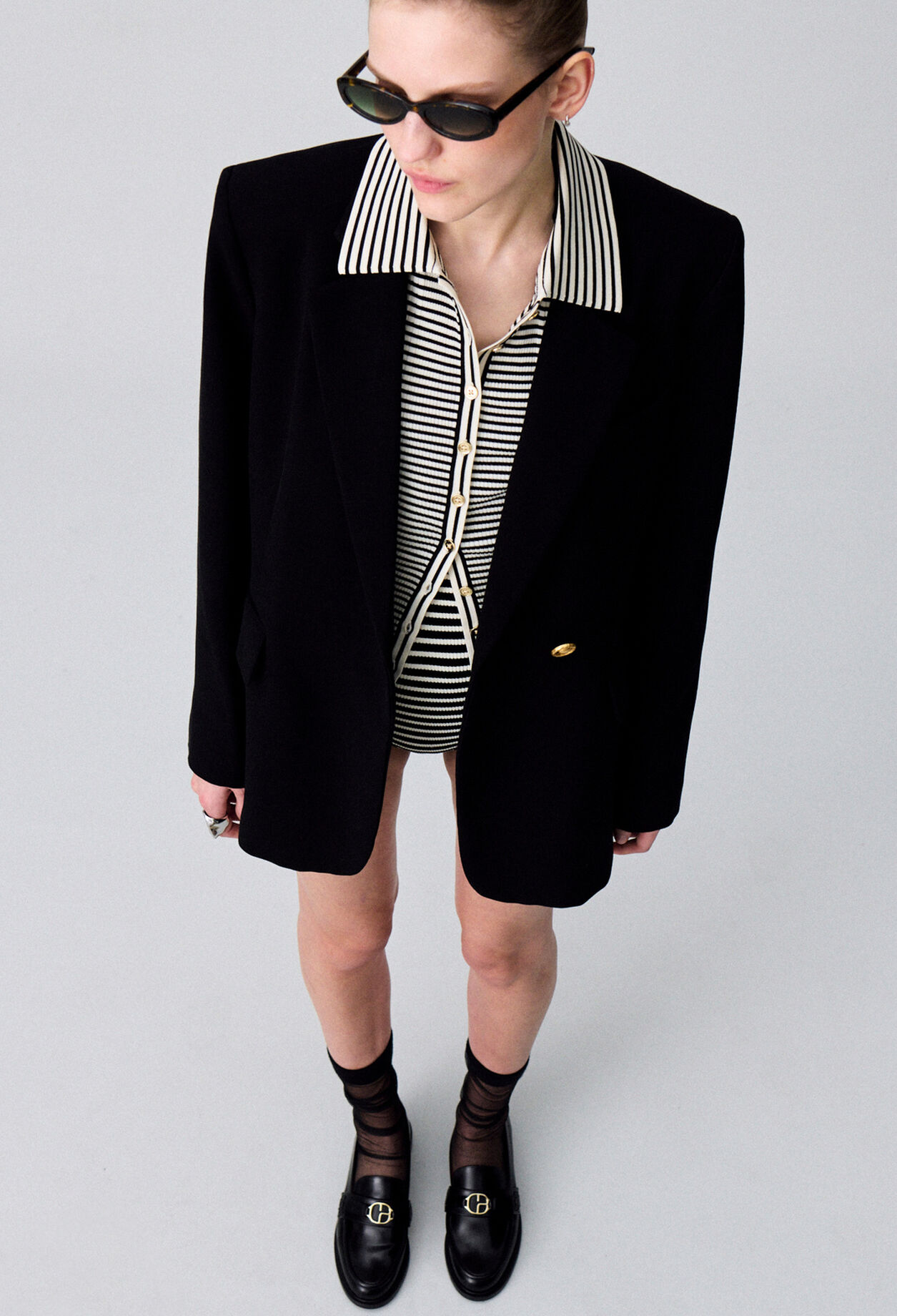 Veste tailleur boutonnée