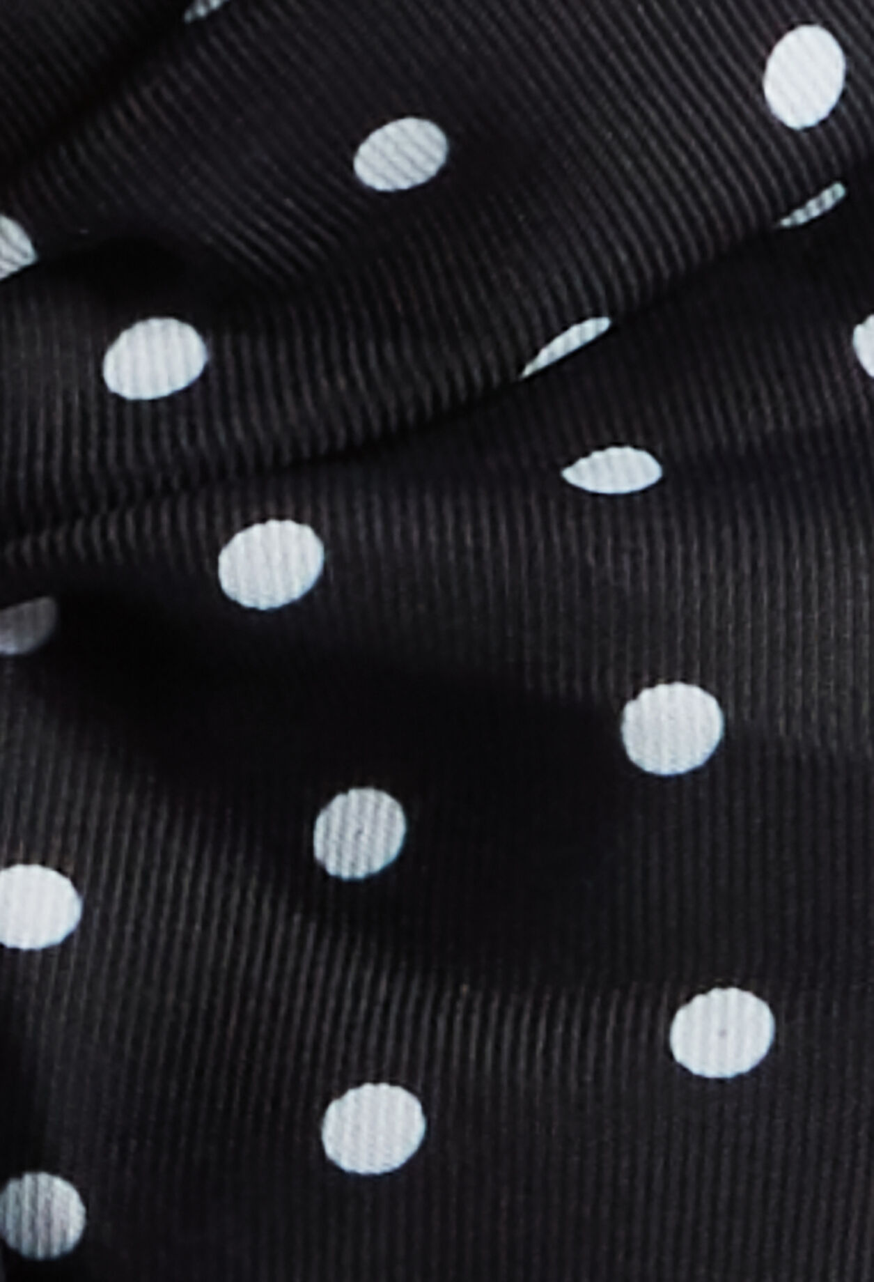 Chouchou imprimé pois noir