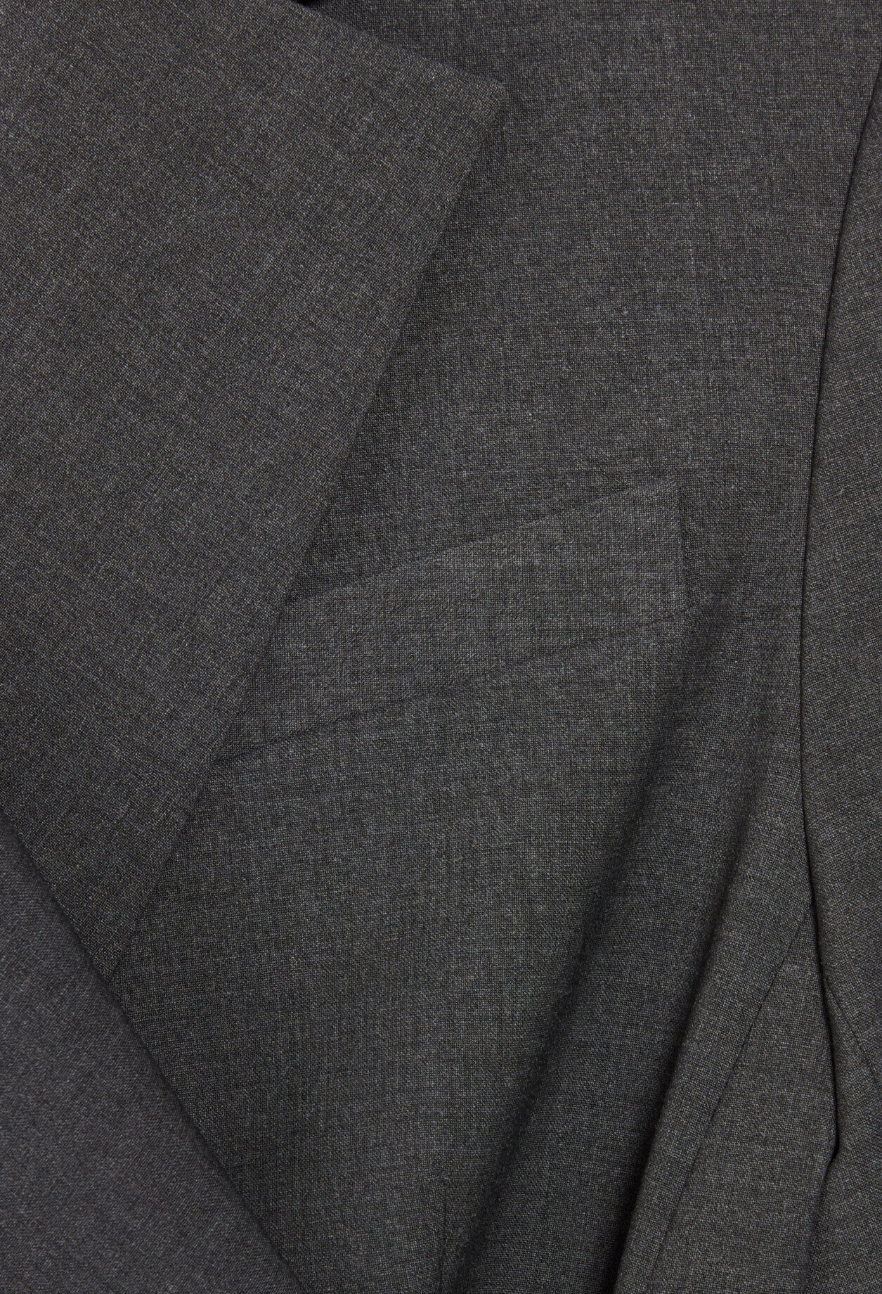 Veste tailleur cache-cœur gris chiné