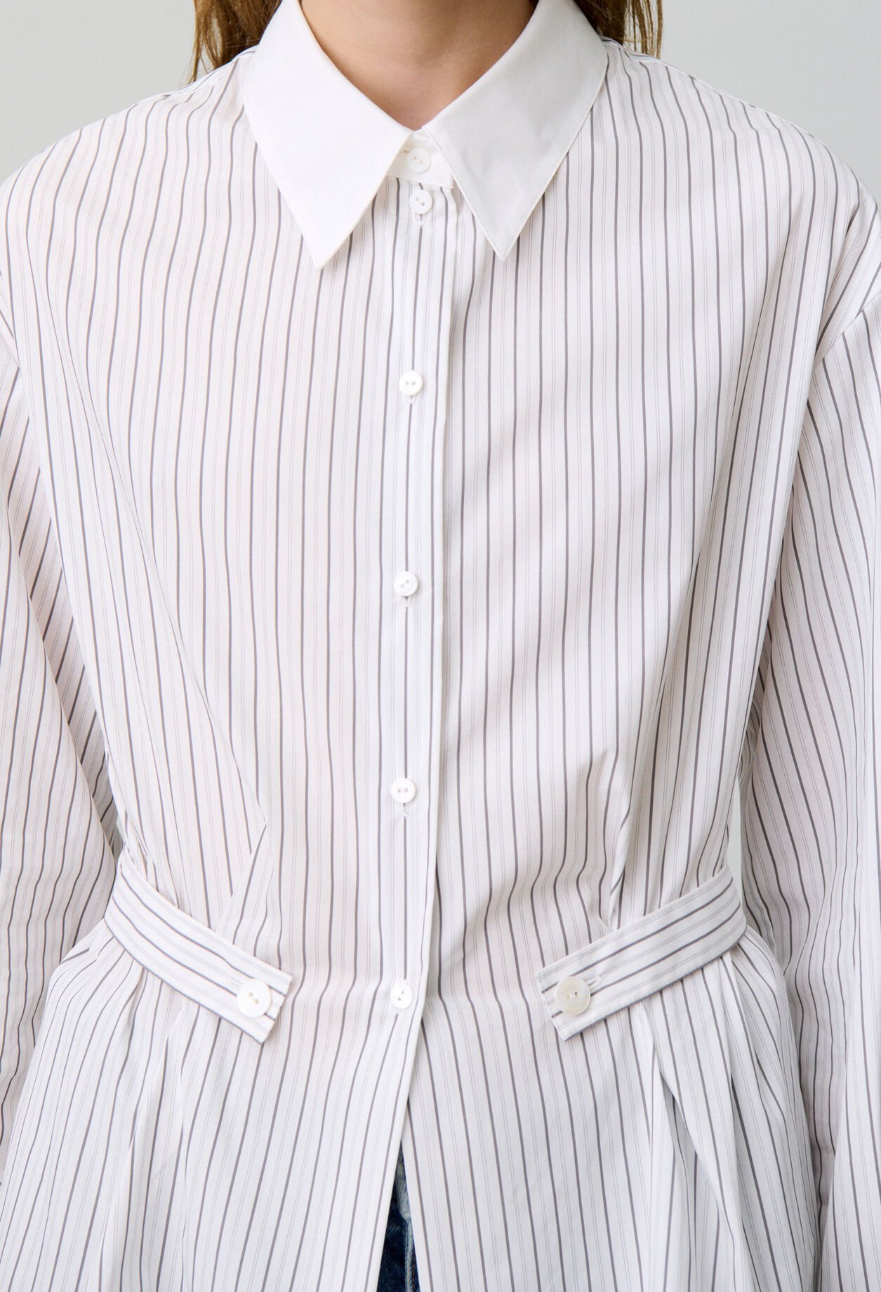 Chemise popeline rayée