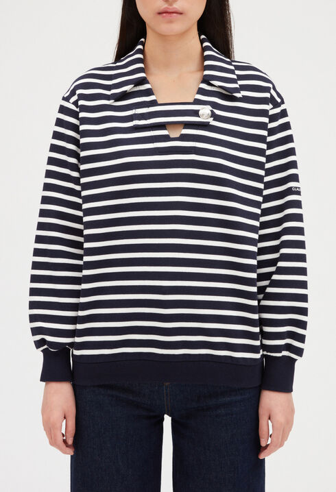 Pull marin maille