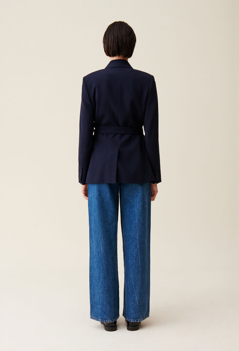 Veste tailleur bleu marine 