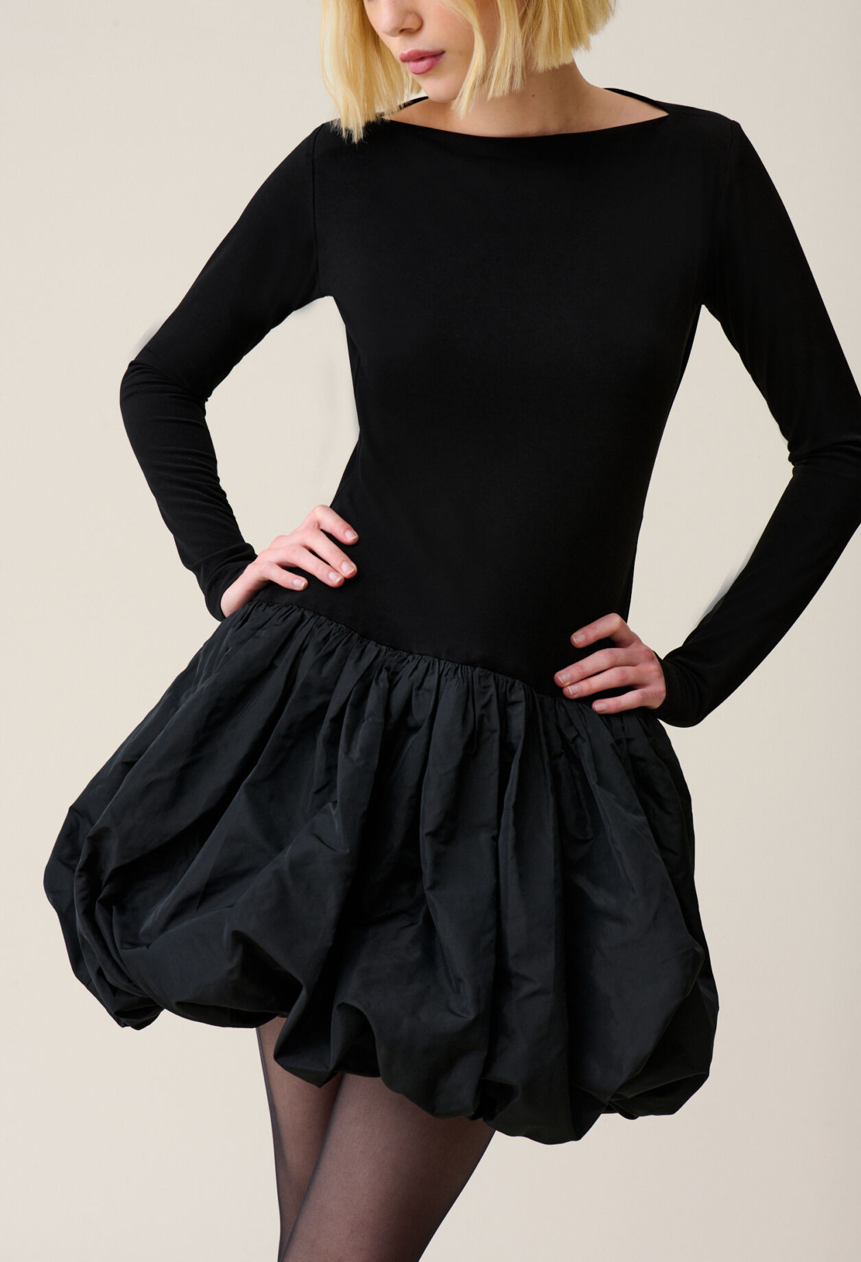 Robe boule noire hotsell