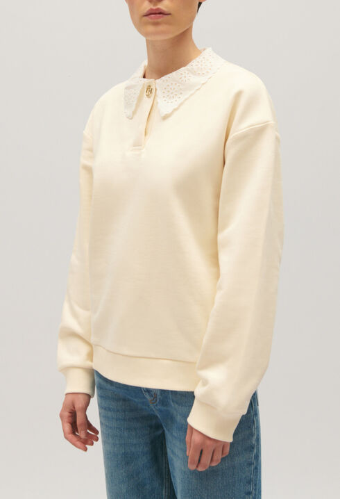 Sweatshirt en coton