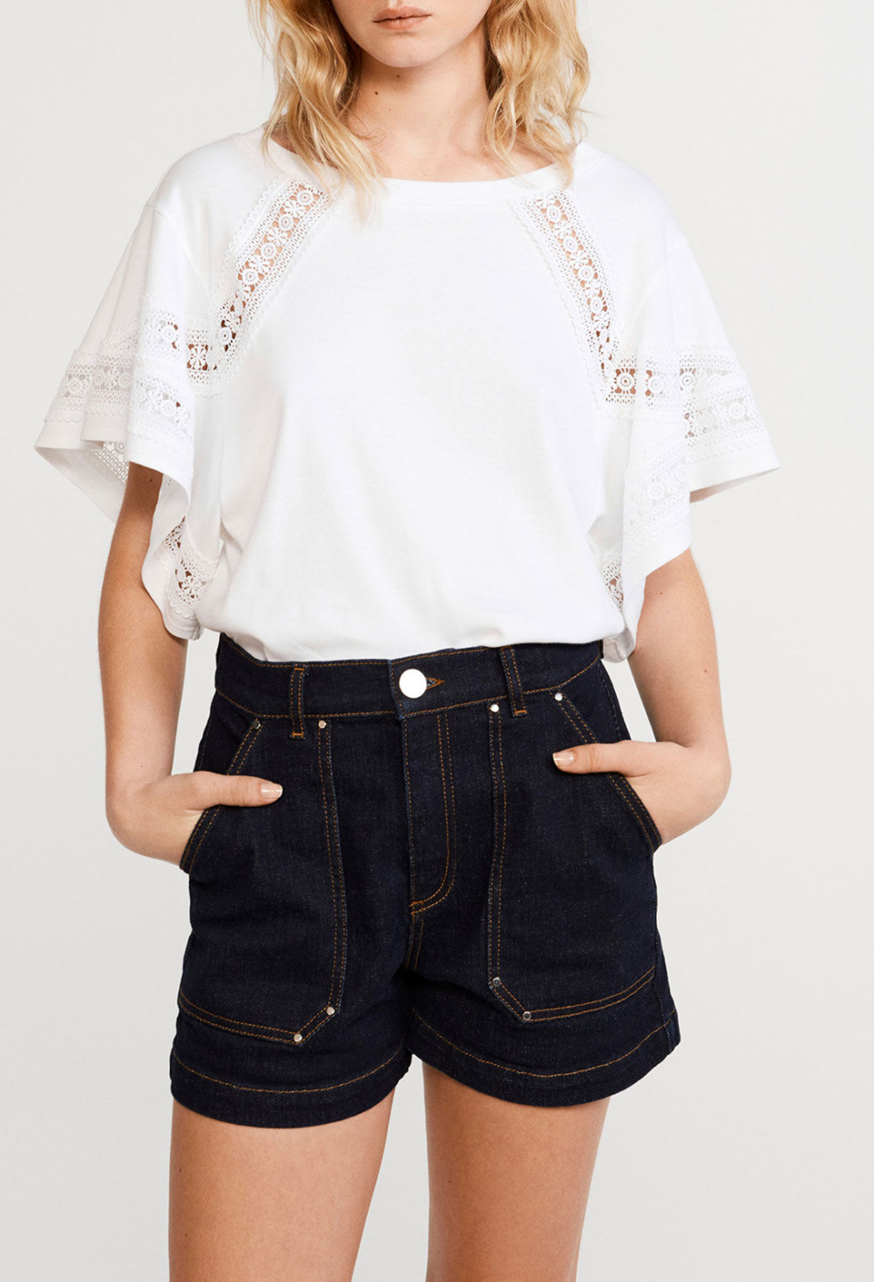 T-shirt court en coton biologique