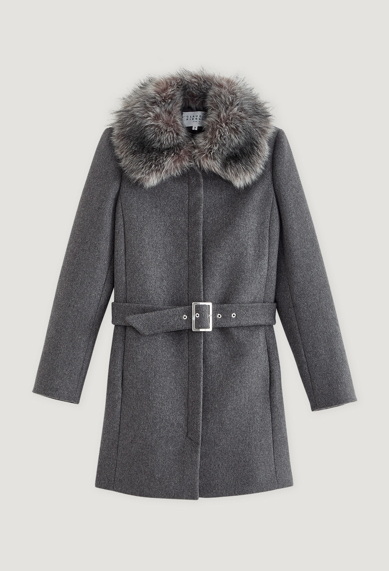 Manteau en laine et cachemire