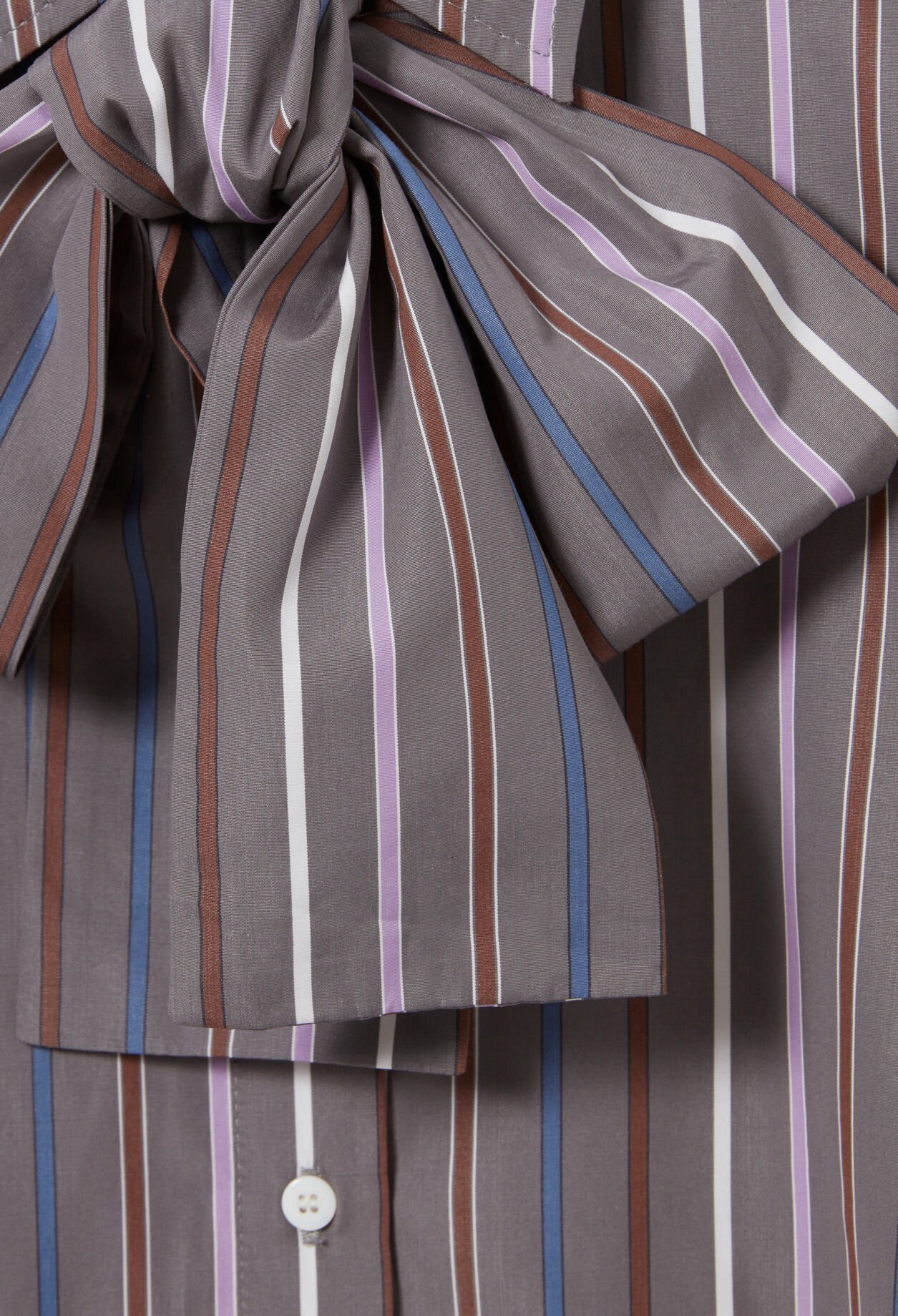 Chemise lavallière rayures