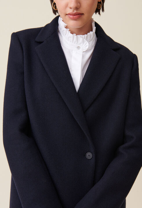 Manteau mi-long tailleur
