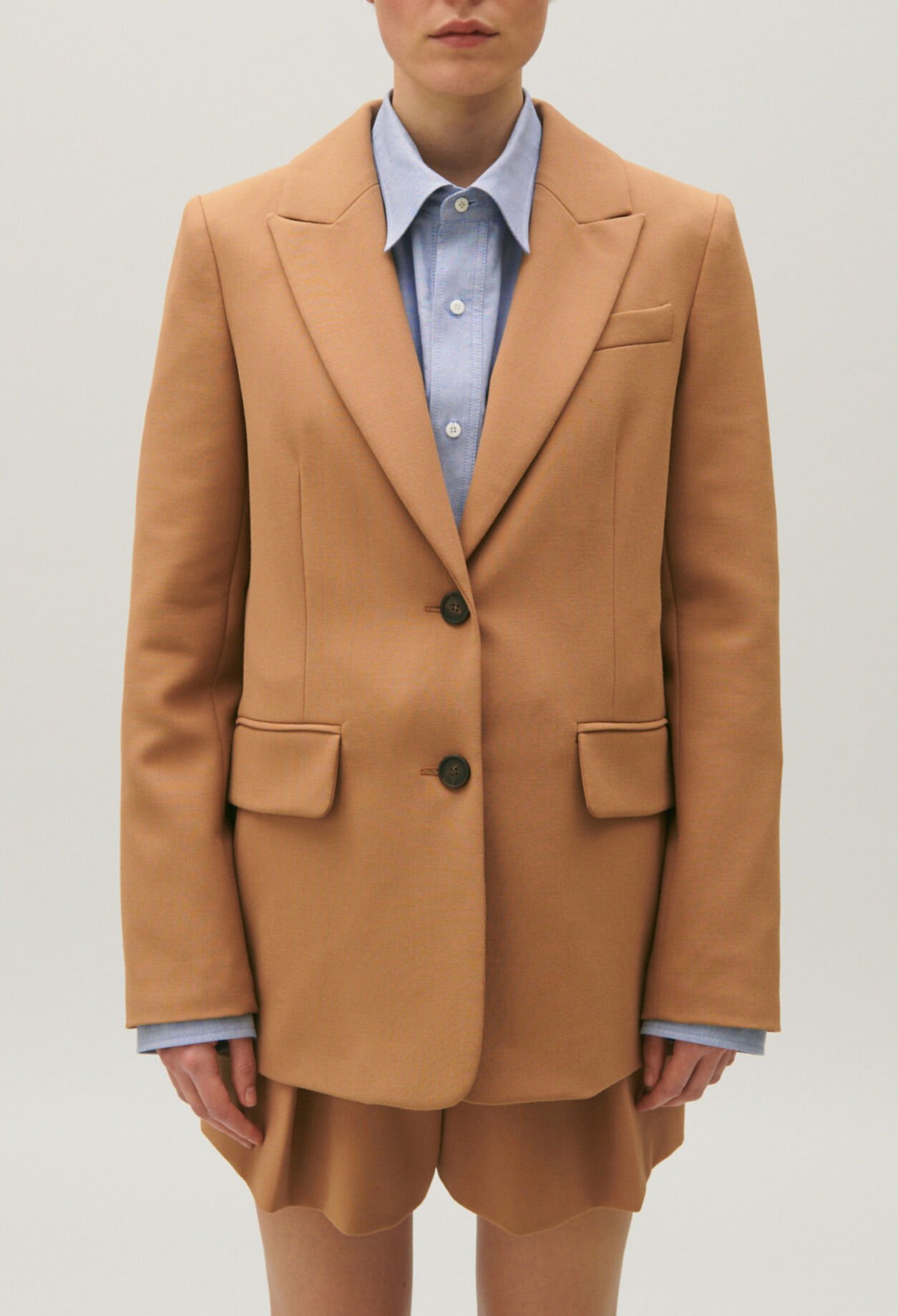 Veste tailleur camel