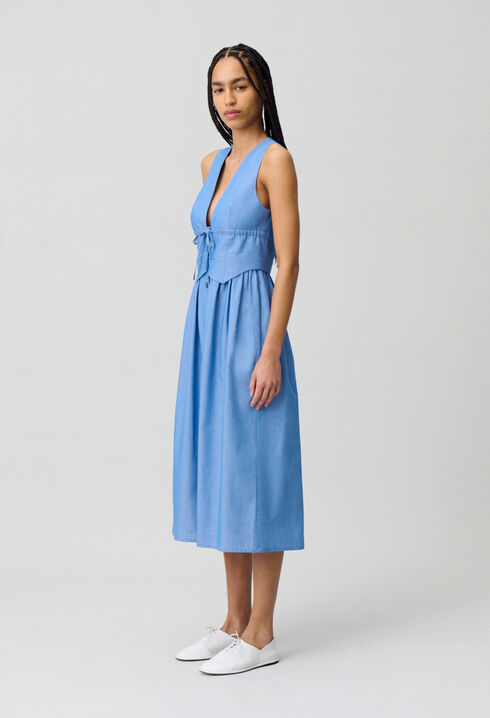 Robe veston longue