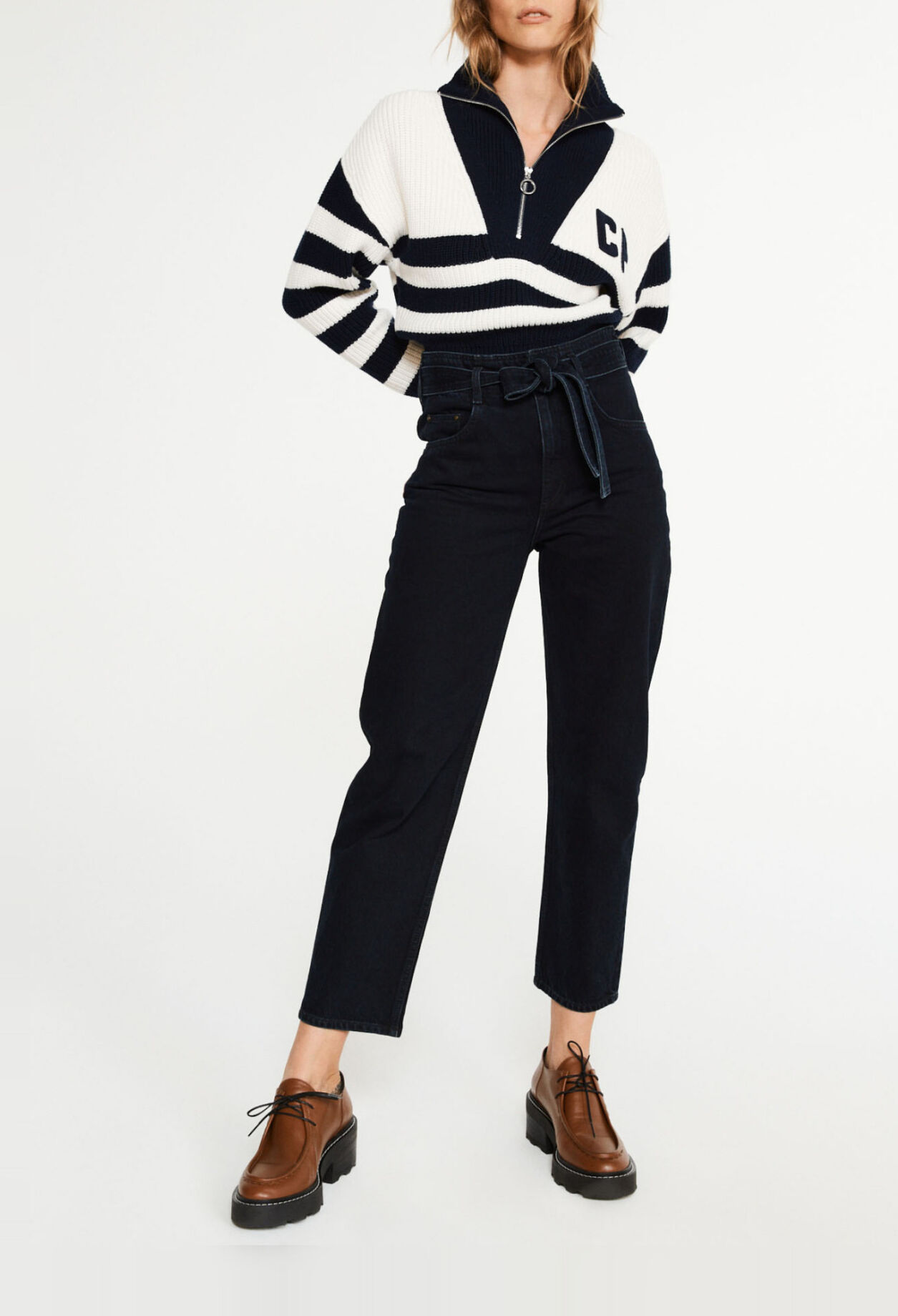 Jean brut cropped
