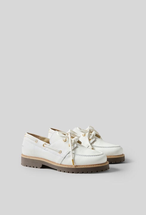 Chaussures bateau cuir