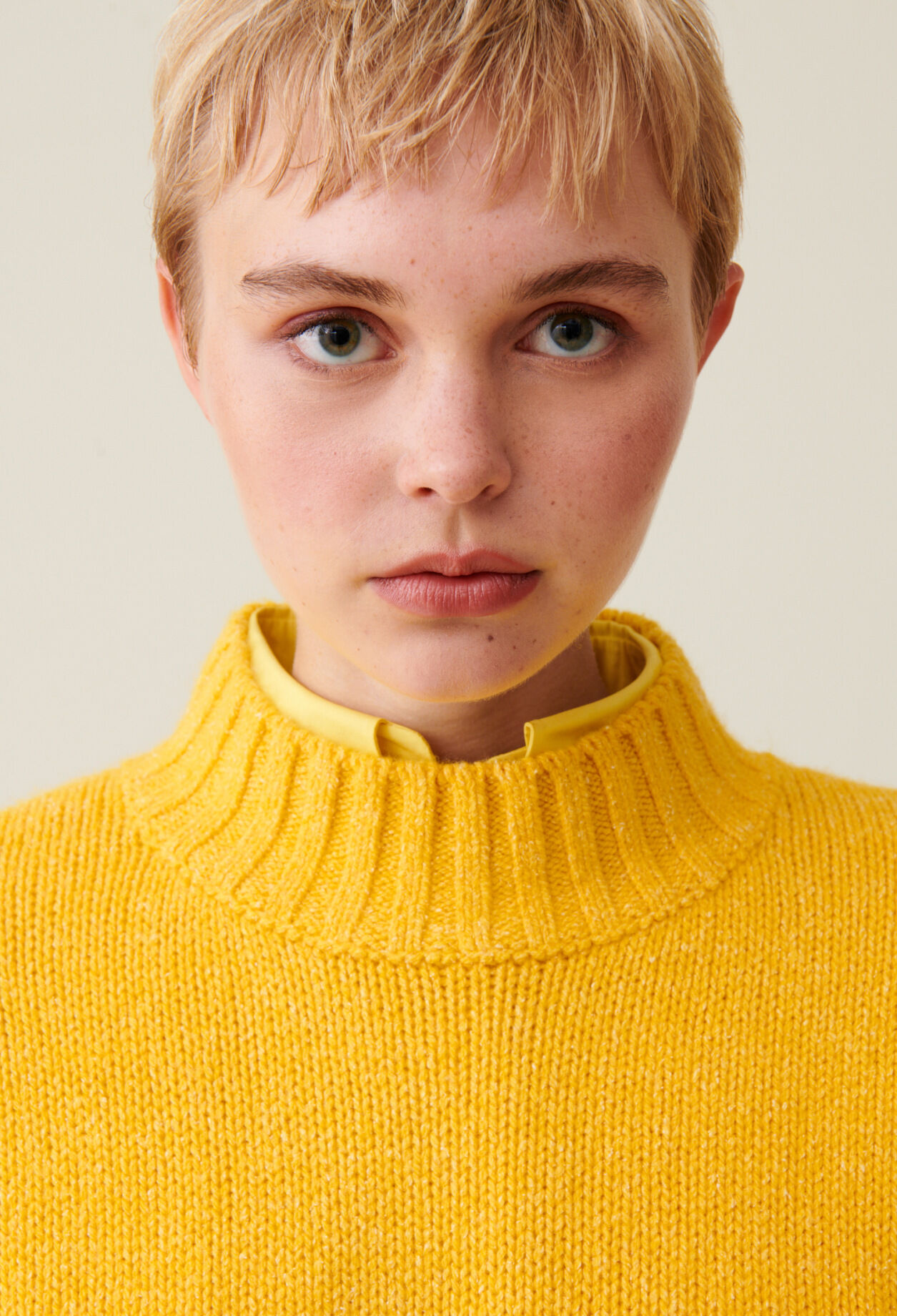 Pull col cheminée
