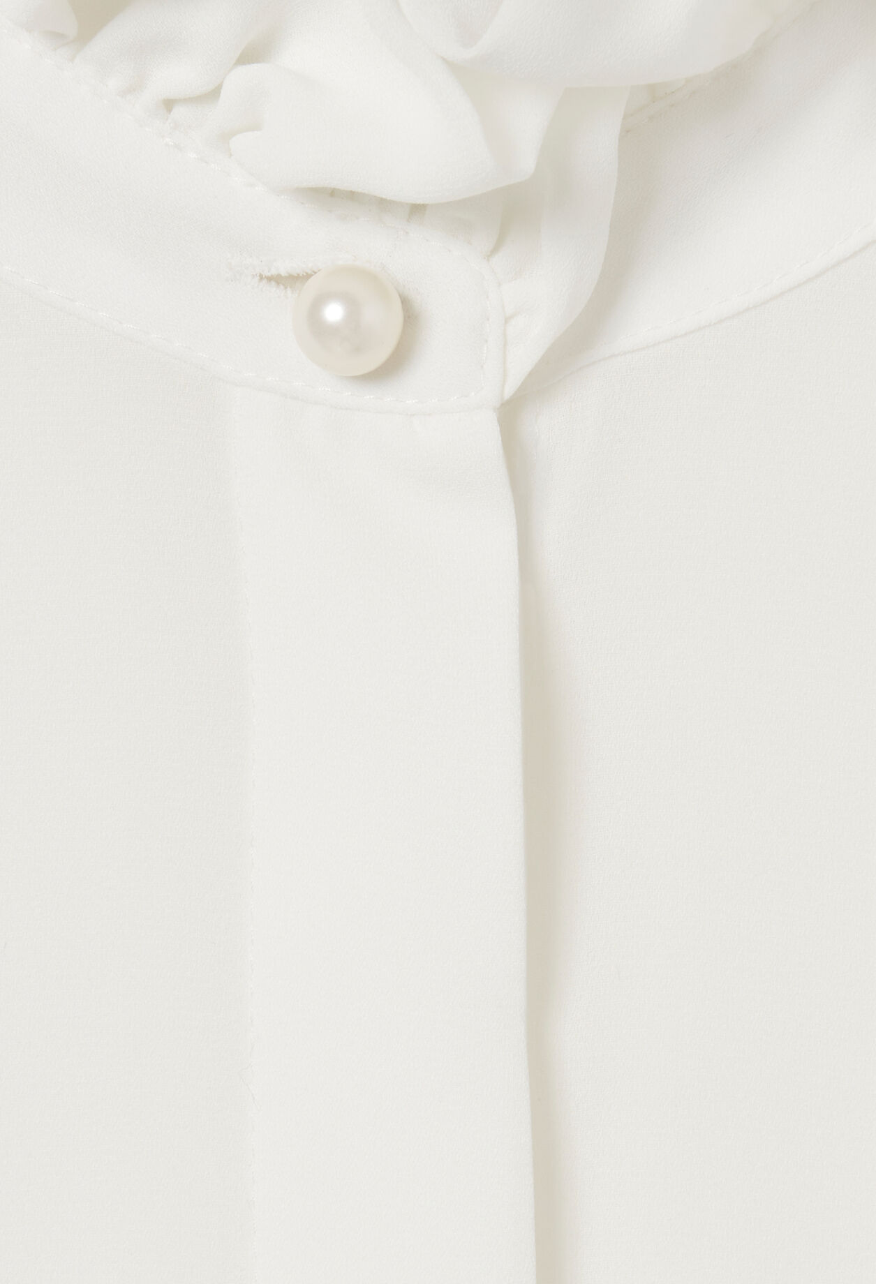 Chemise à col victorien écru