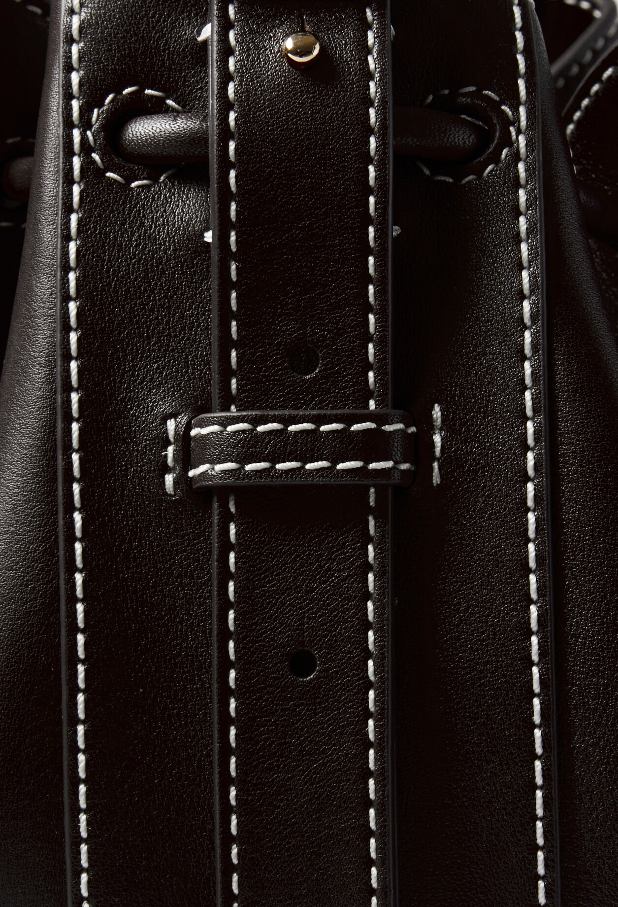 Sac seau cuir