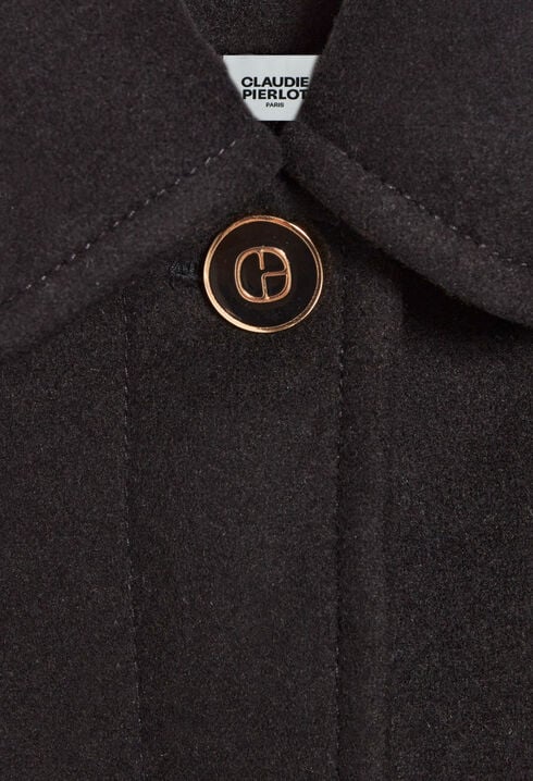 Manteau col claudine
