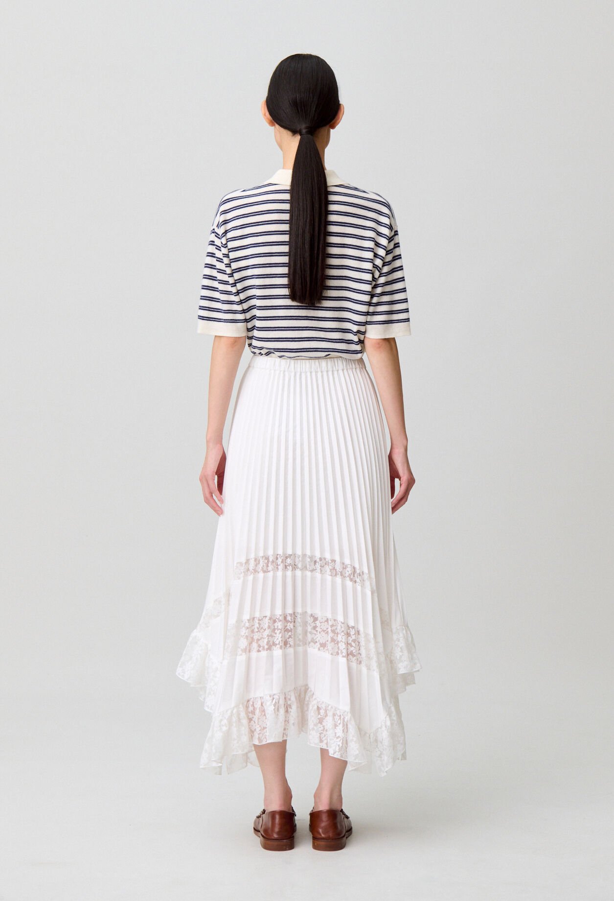 Jupe pliss&eacute;e fleurs