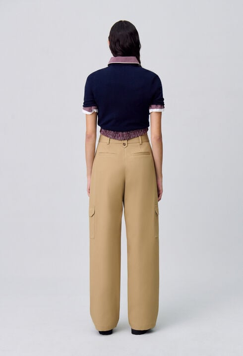 Pantalon cargo droit large