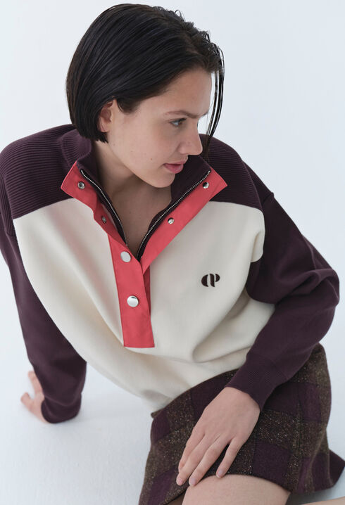 Sweatshirt Minimum col camionneur