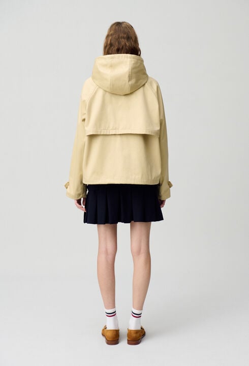 Parka légère à capuche
