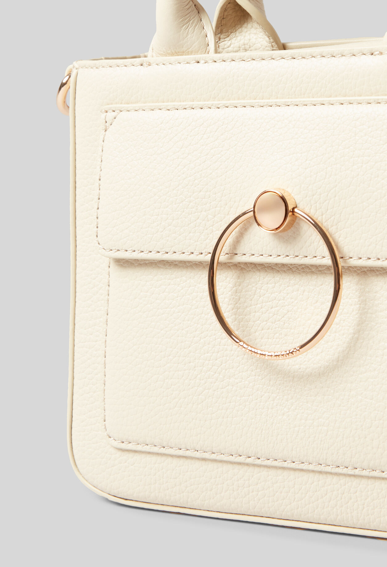 Sac Anouck cuir grainé chaîne