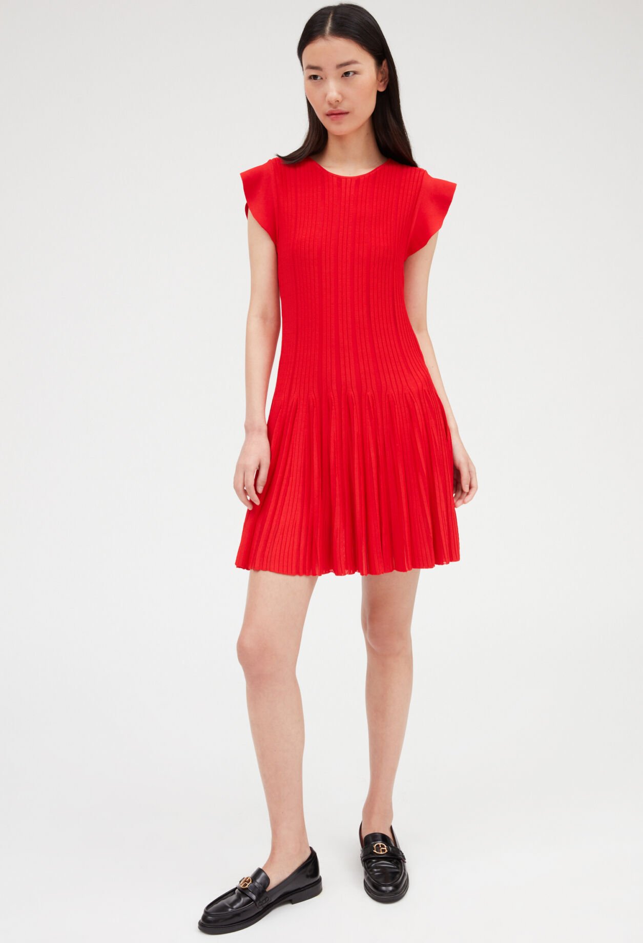 Robe claudie pierlot rouge sale