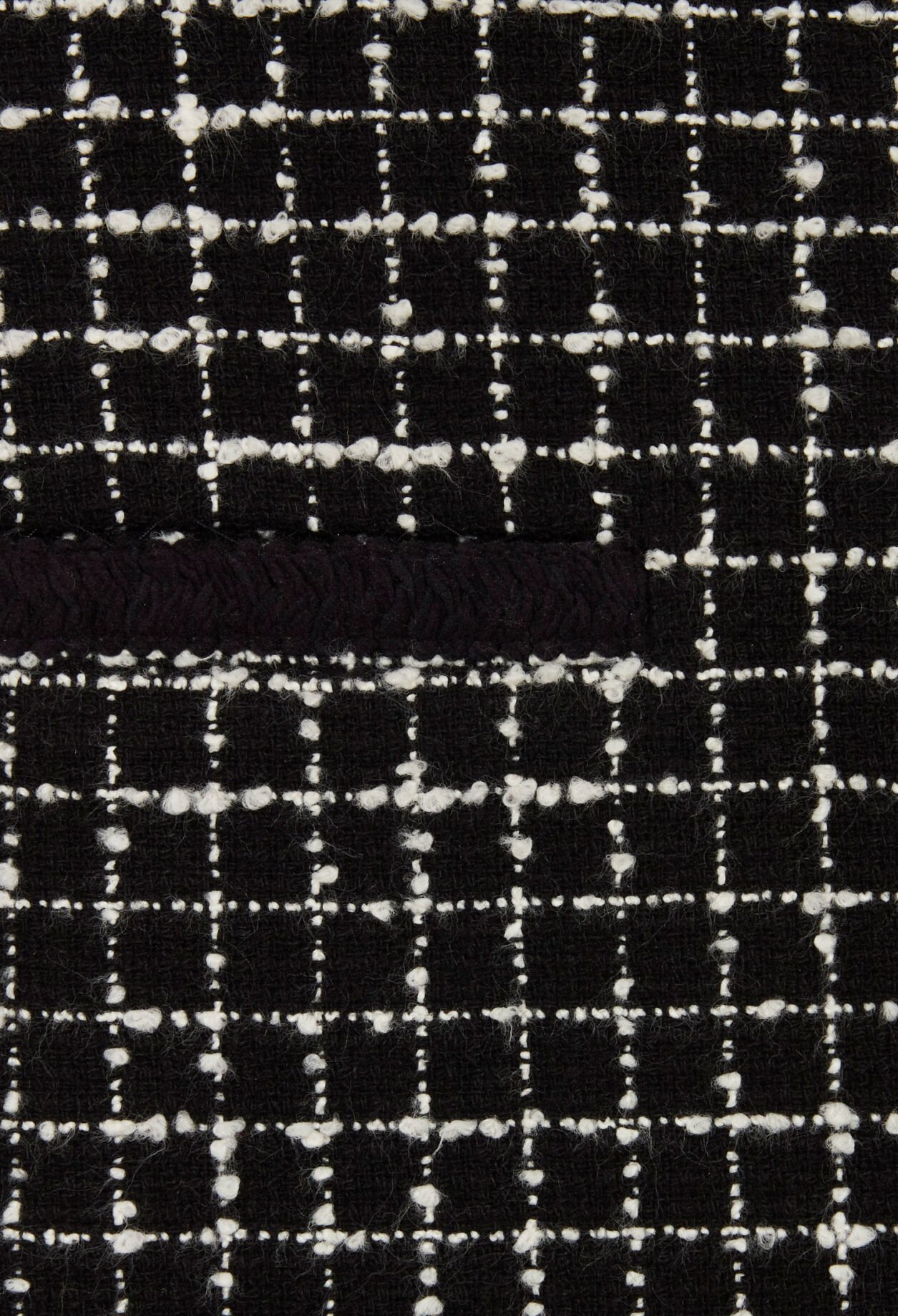 Robe courte tweed bicolore