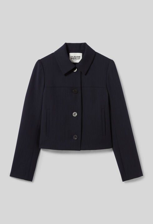Veste boite marine
