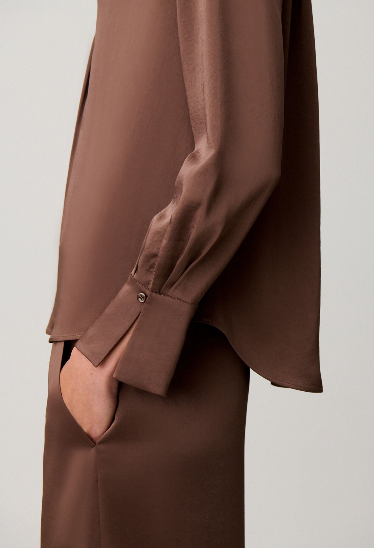 Blouse fluide col