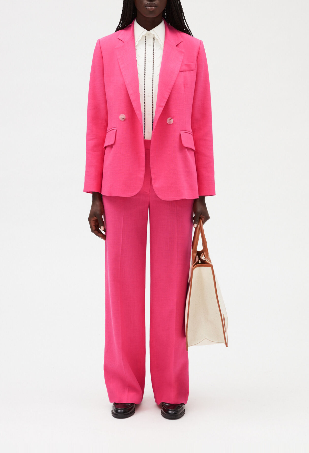 Veste tailleur rose