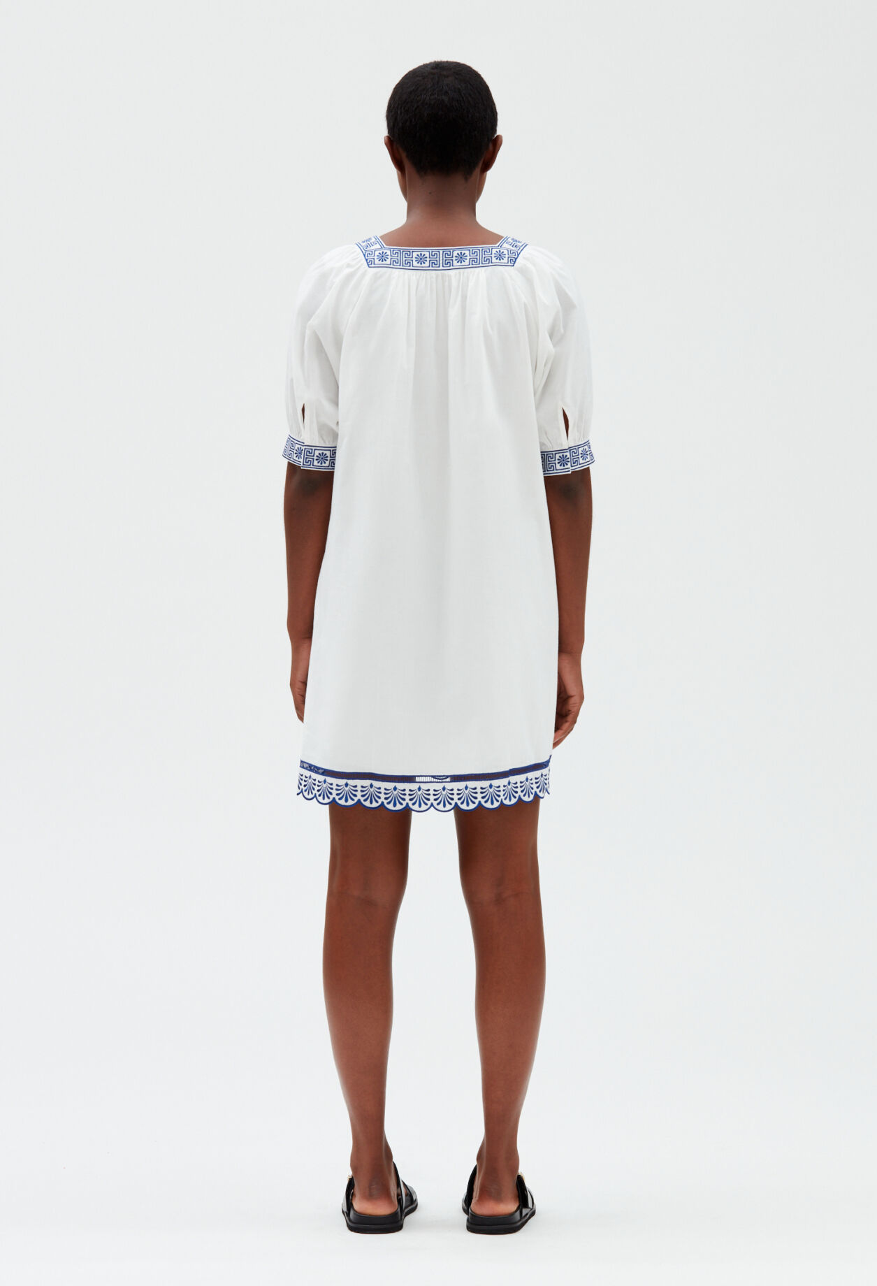 Robe courte écrue