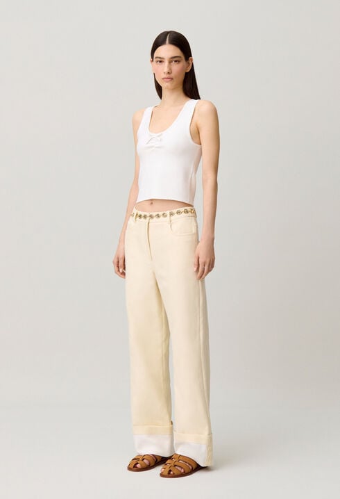 Top court &agrave; liens crois&eacute;s