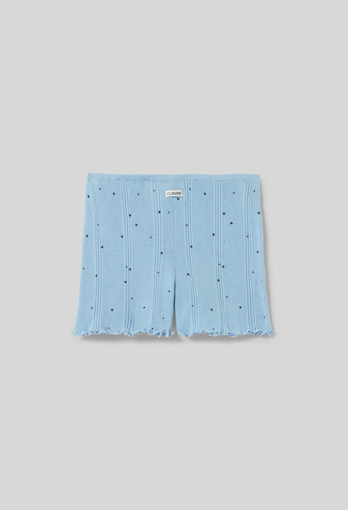 Short court maille fine