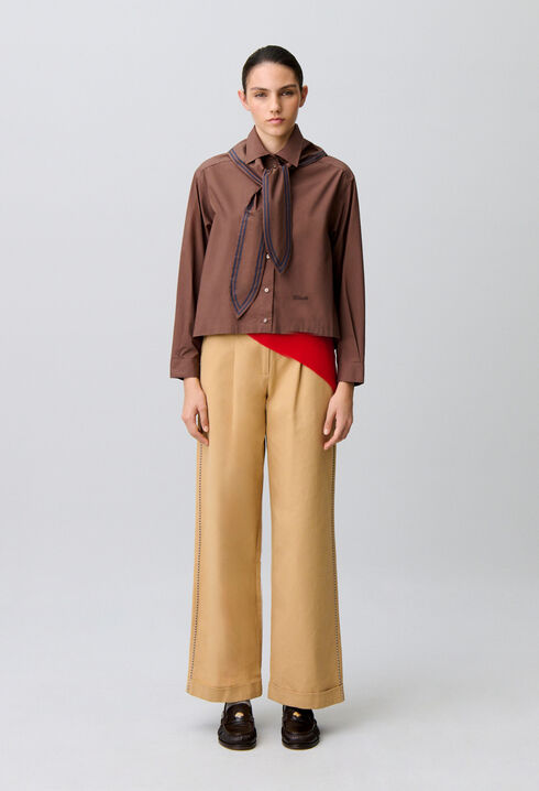 Chemise popeline coton