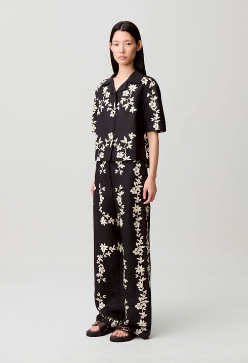 Chemise fleurs