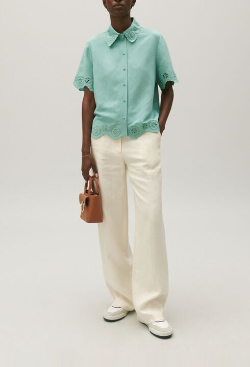 Chemise broderie anglaise