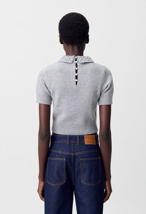 Top maille court