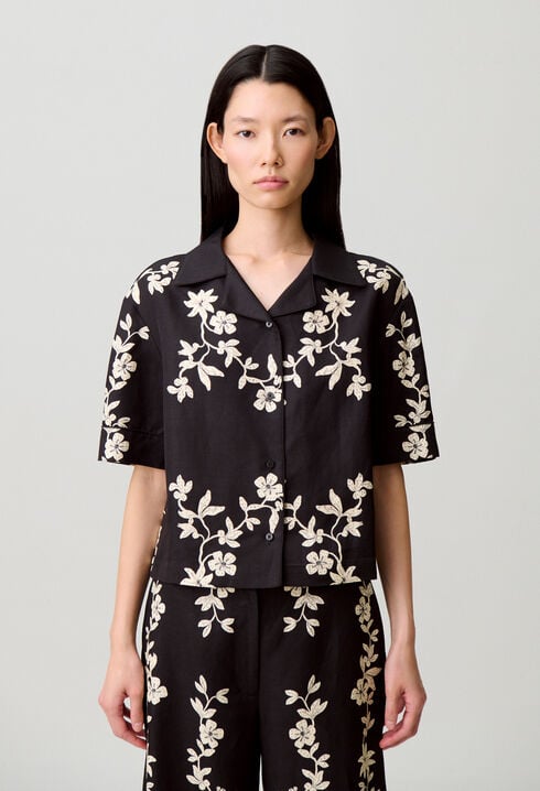 Chemise fleurs
