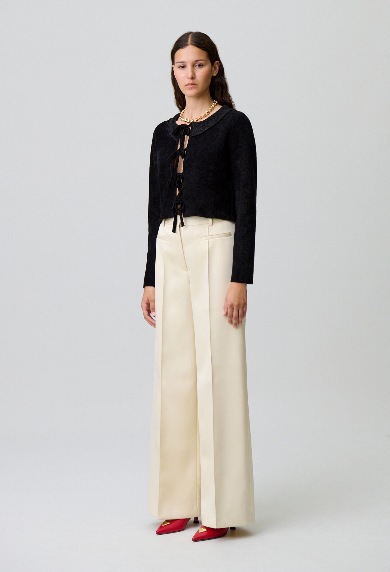 Pantalon tailleur droit