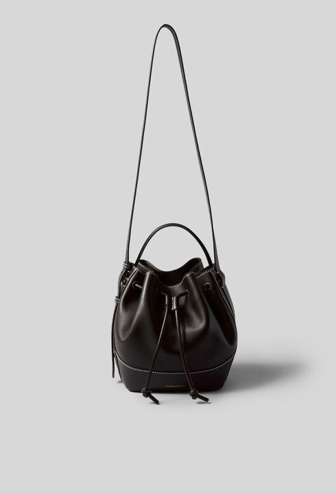 Sac seau cuir