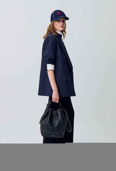 Sac seau cuir