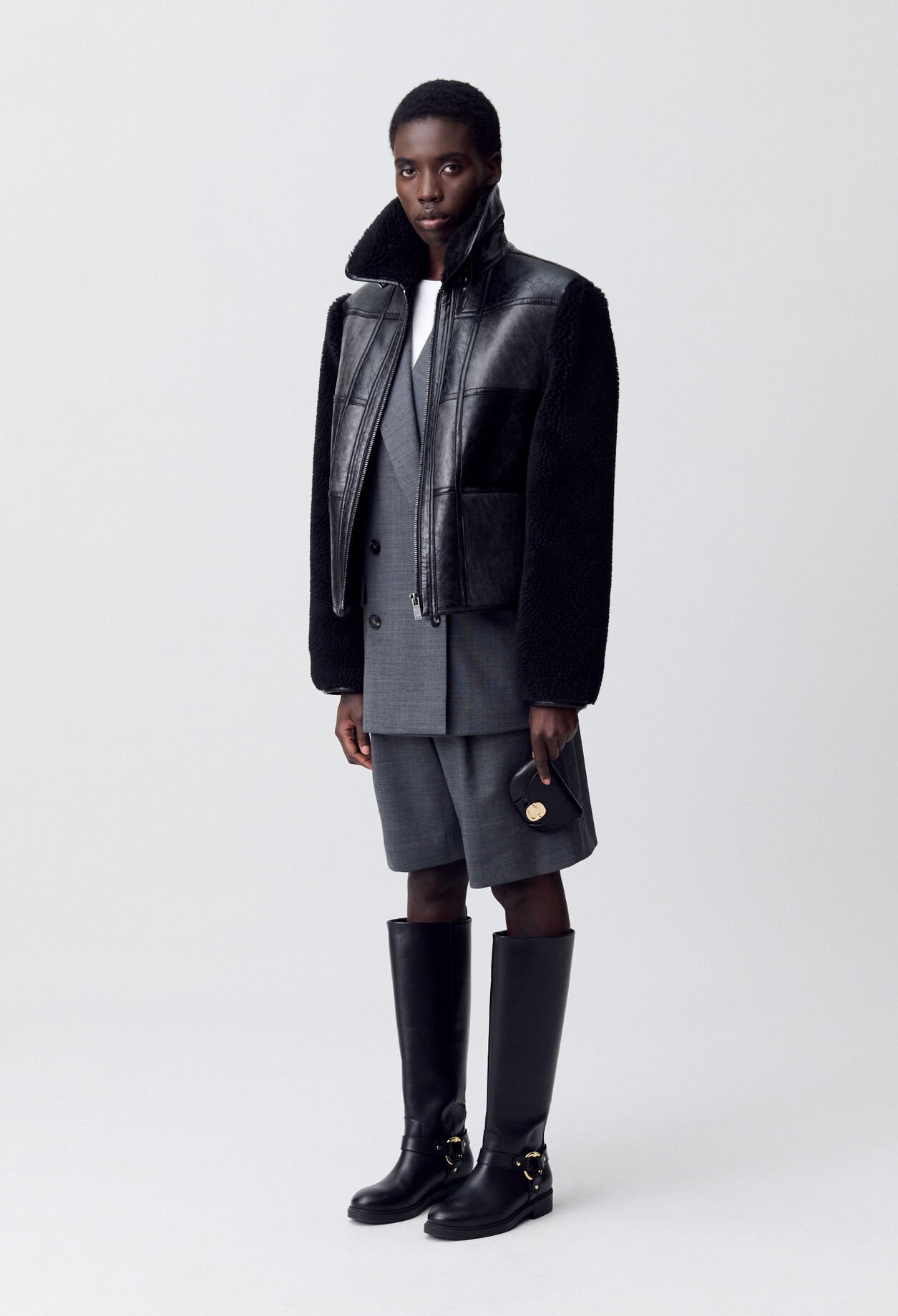 Blouson bi-matière